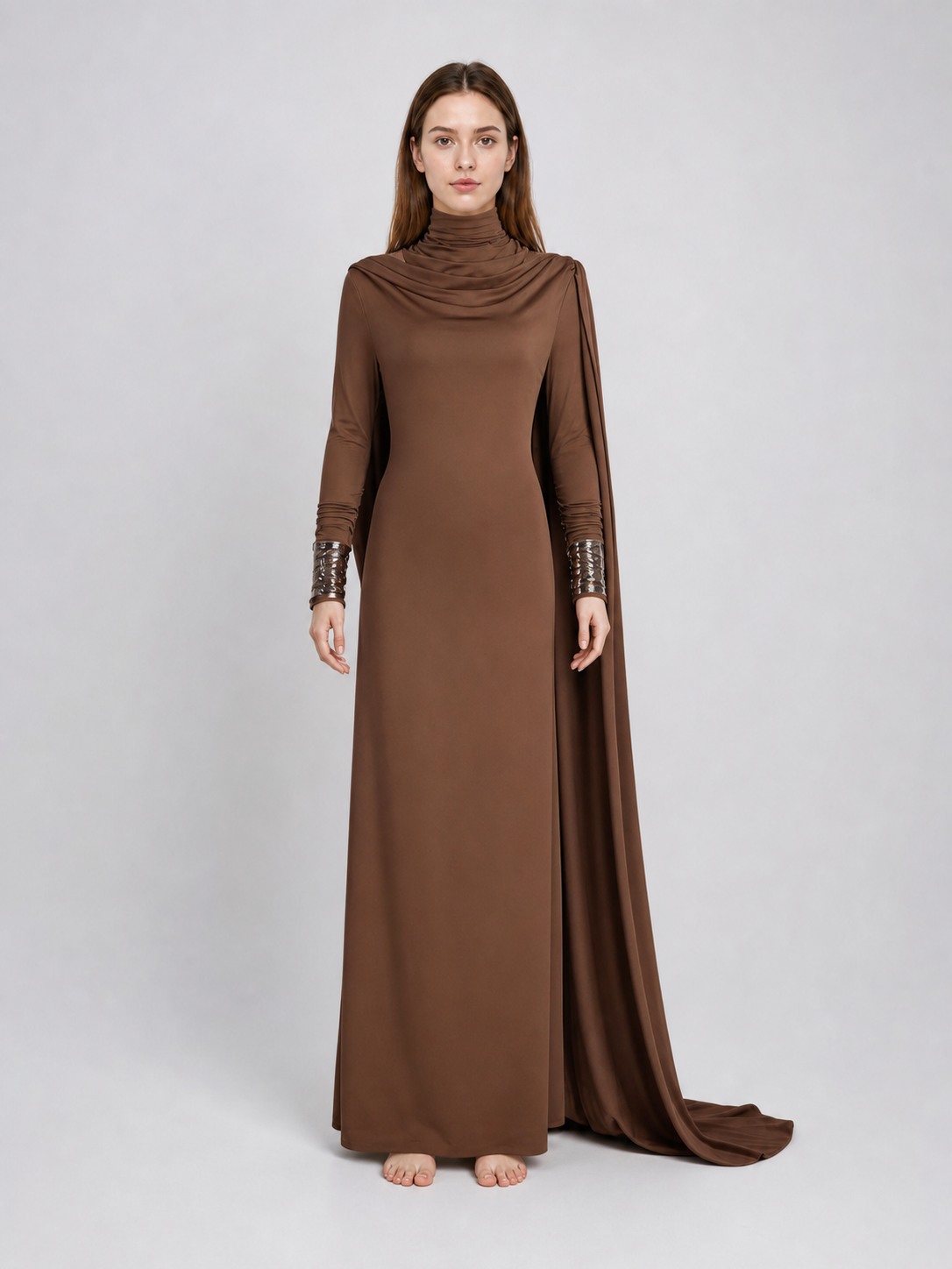 Brown Amilyn Holdo Cosplay Dress