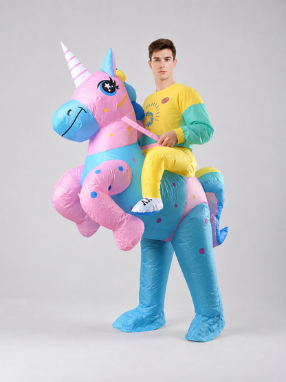 Inflatable Unicorn Costume for Carnival and Halloween