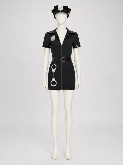 Police Uniform Costume Dress for Cosplay