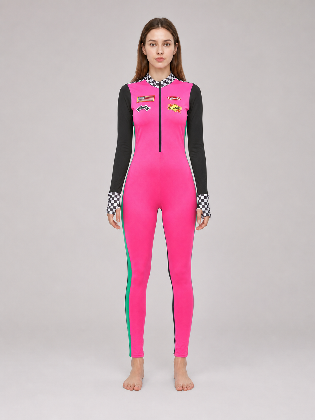 Professional Racing-Style Jumpsuit with Emblem
