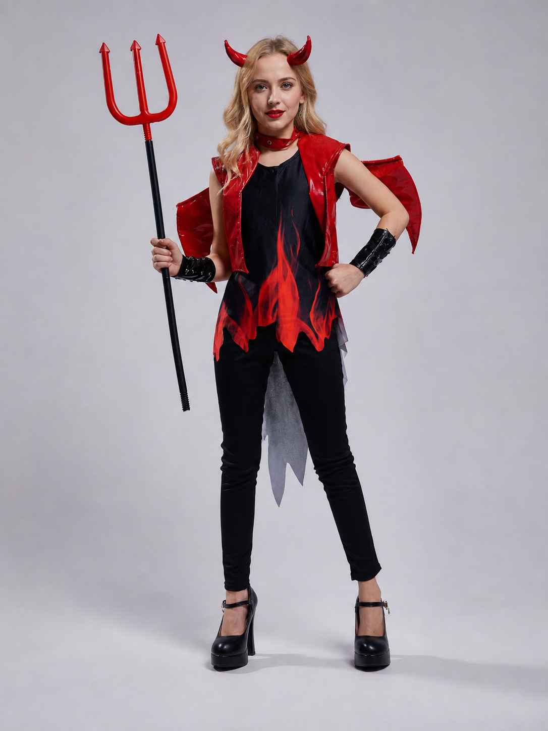 Halloween Devil Costume with Accessories