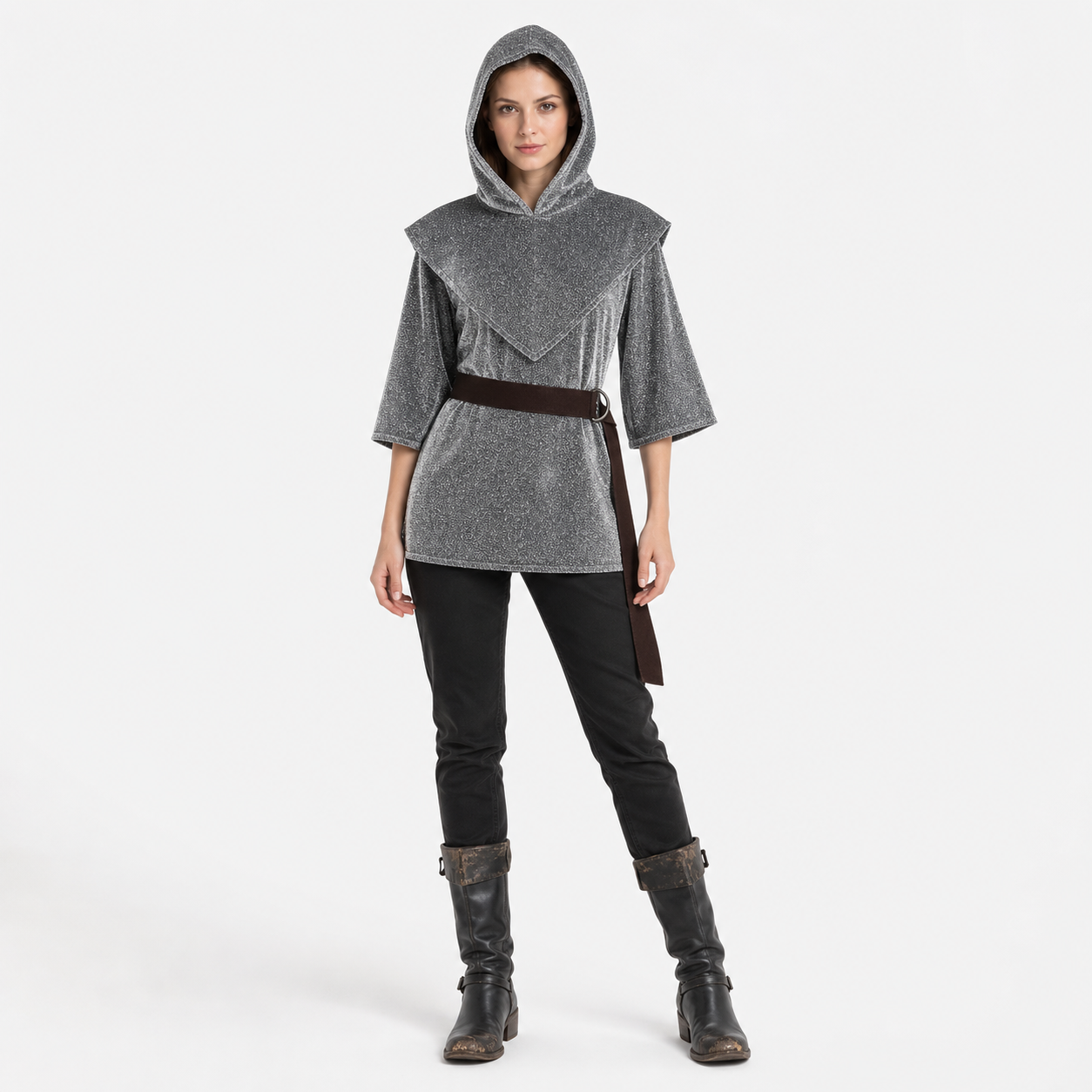 Medieval Knight Costume with Hood
