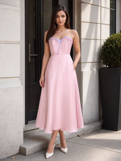 Women's Pink Glinda Wicked 2 Cosplay Evening Dress