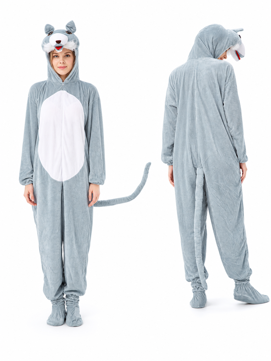 Carnival Jumpsuit with Hood and Ears