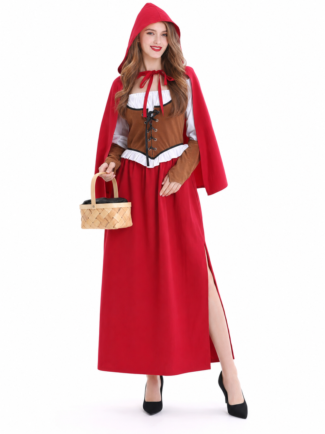 Little Red Riding Hood Costume with Cape and Hood