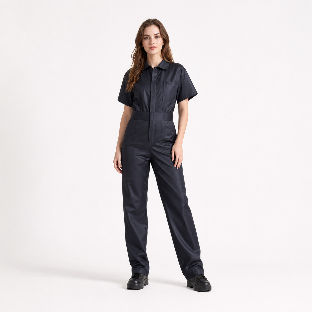 Practical children's short-sleeve jumpsuit