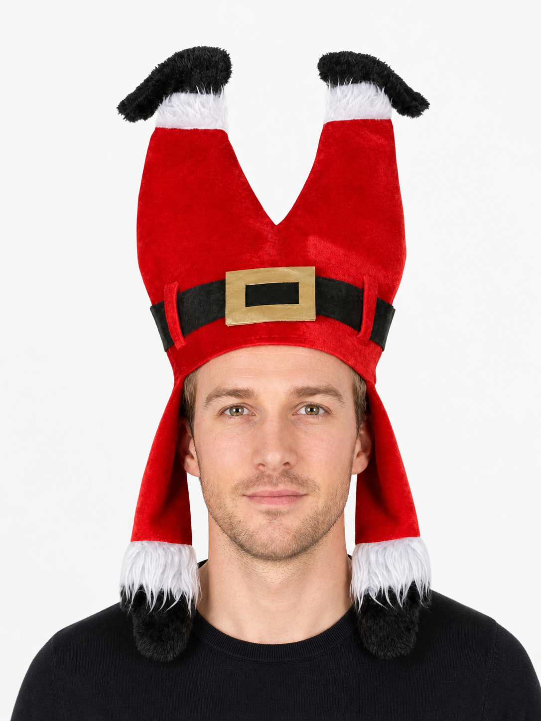 Christmas Carnival Hat with Fuzzy Trim