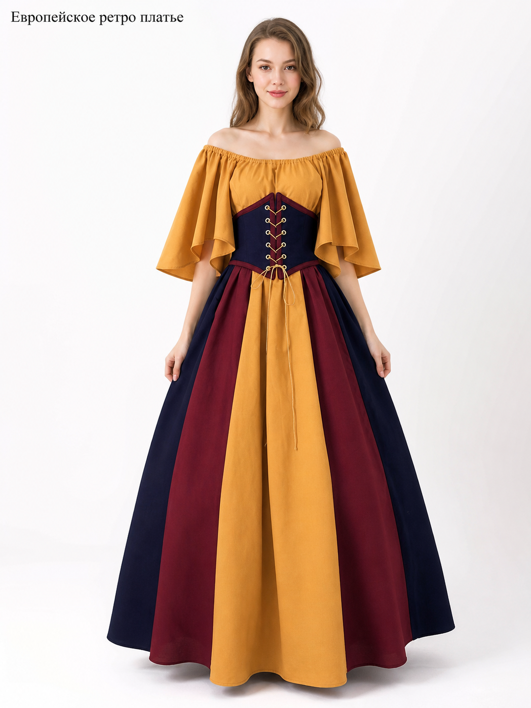 Masquerade medieval-style cosplay dress