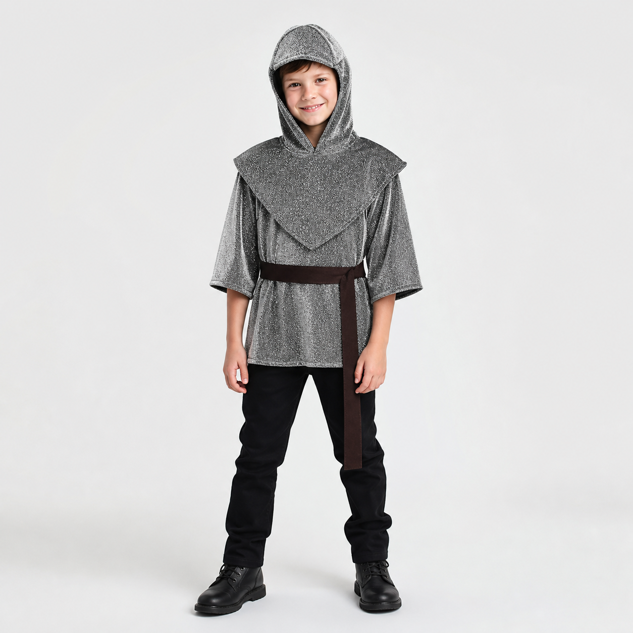 Medieval Knight Costume with Hood