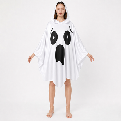 Ghost Costume with Hood and Wide Sleeves main product view 2
