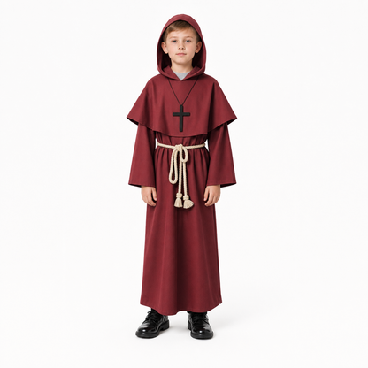 Red Hooded Priest Costume