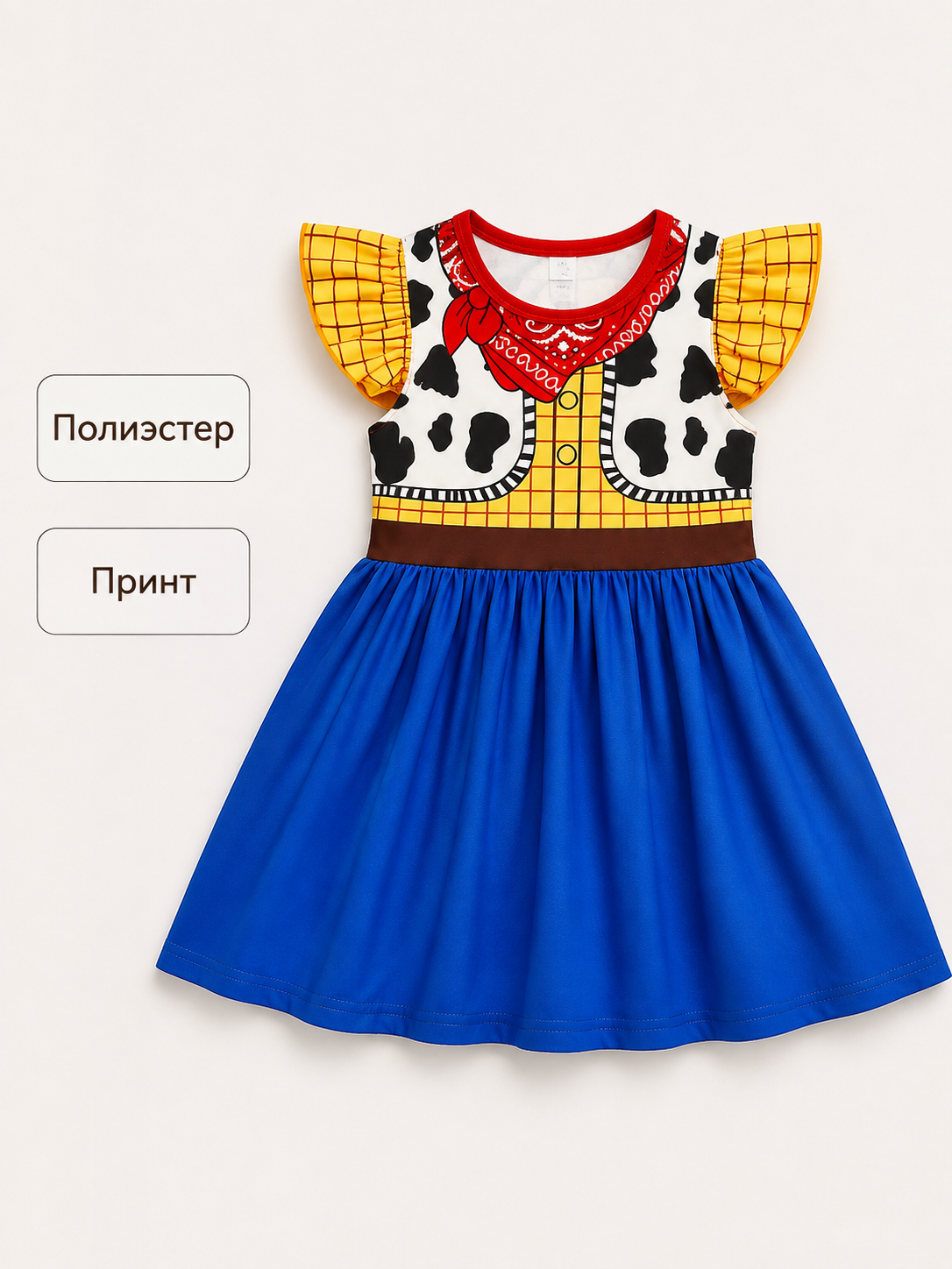 Children's Polka Dot Dress, Toy Story detail view 2
