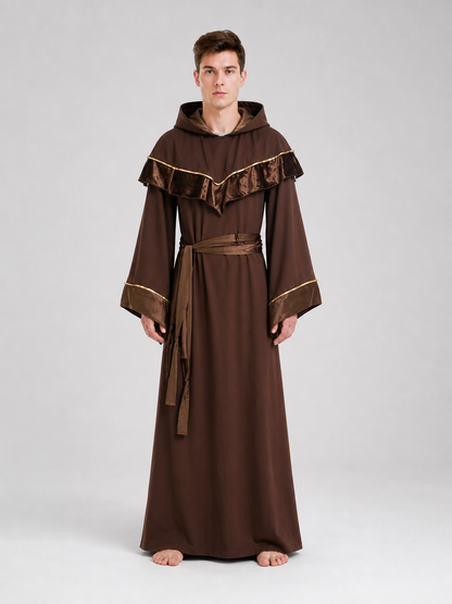 Hooded Wizard Costume, Halloween Robe