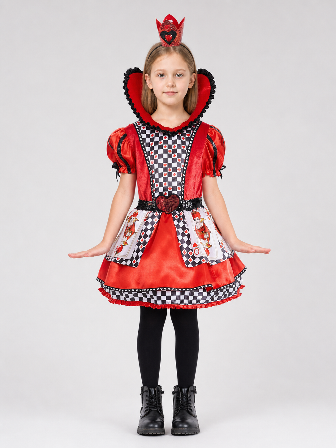 Red Queen Costume with Crown