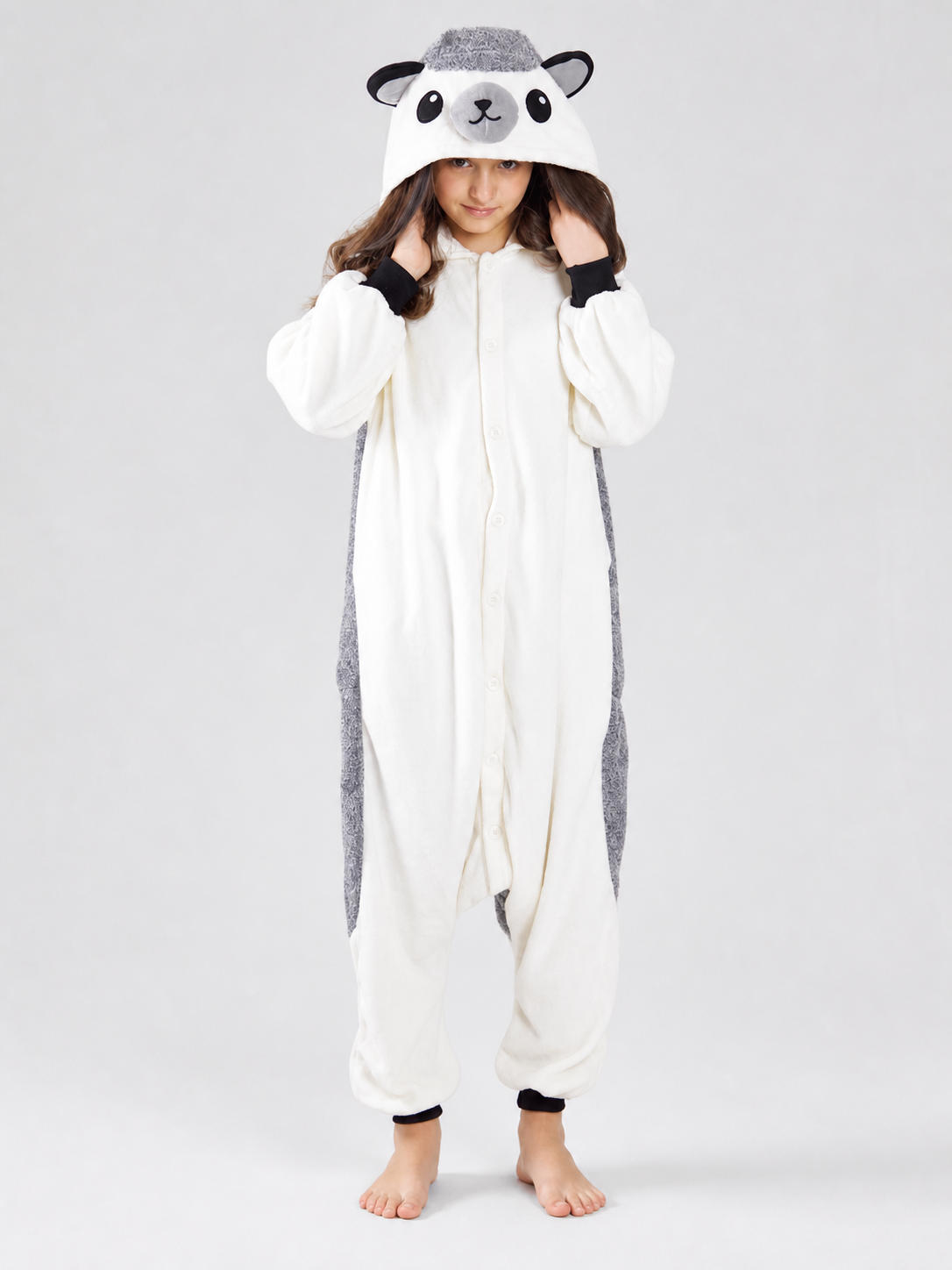 Kigurumi Hooded Pajama with Ears and Tail