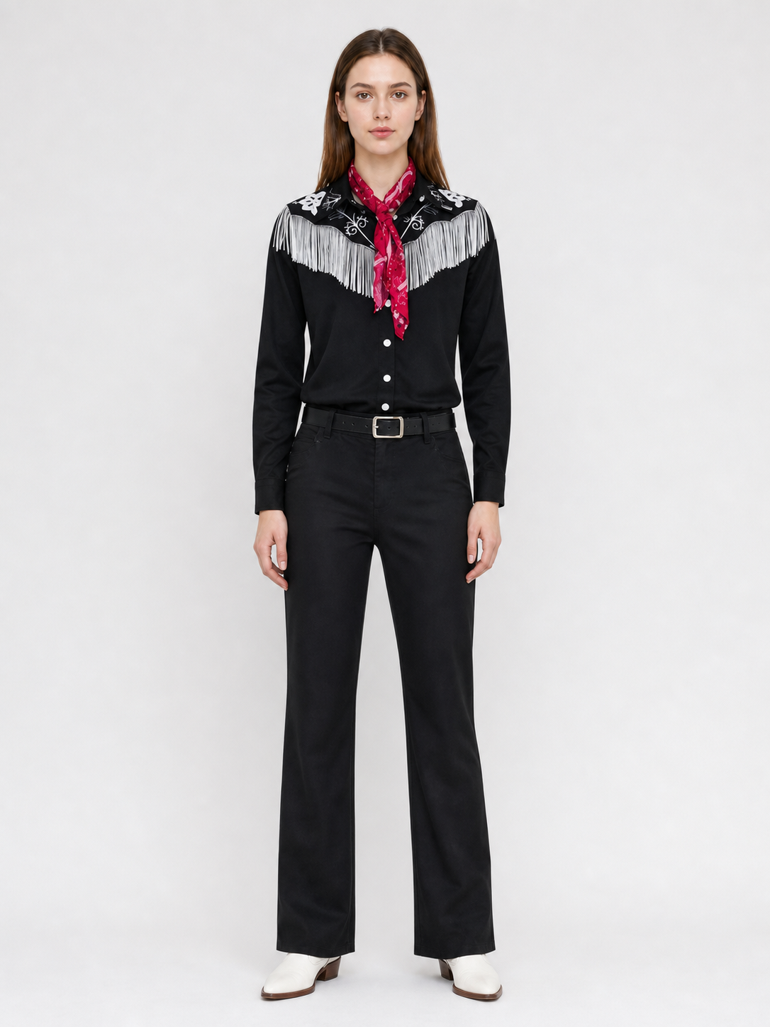 Cowboy cosplay costume: shirt, pants, hat