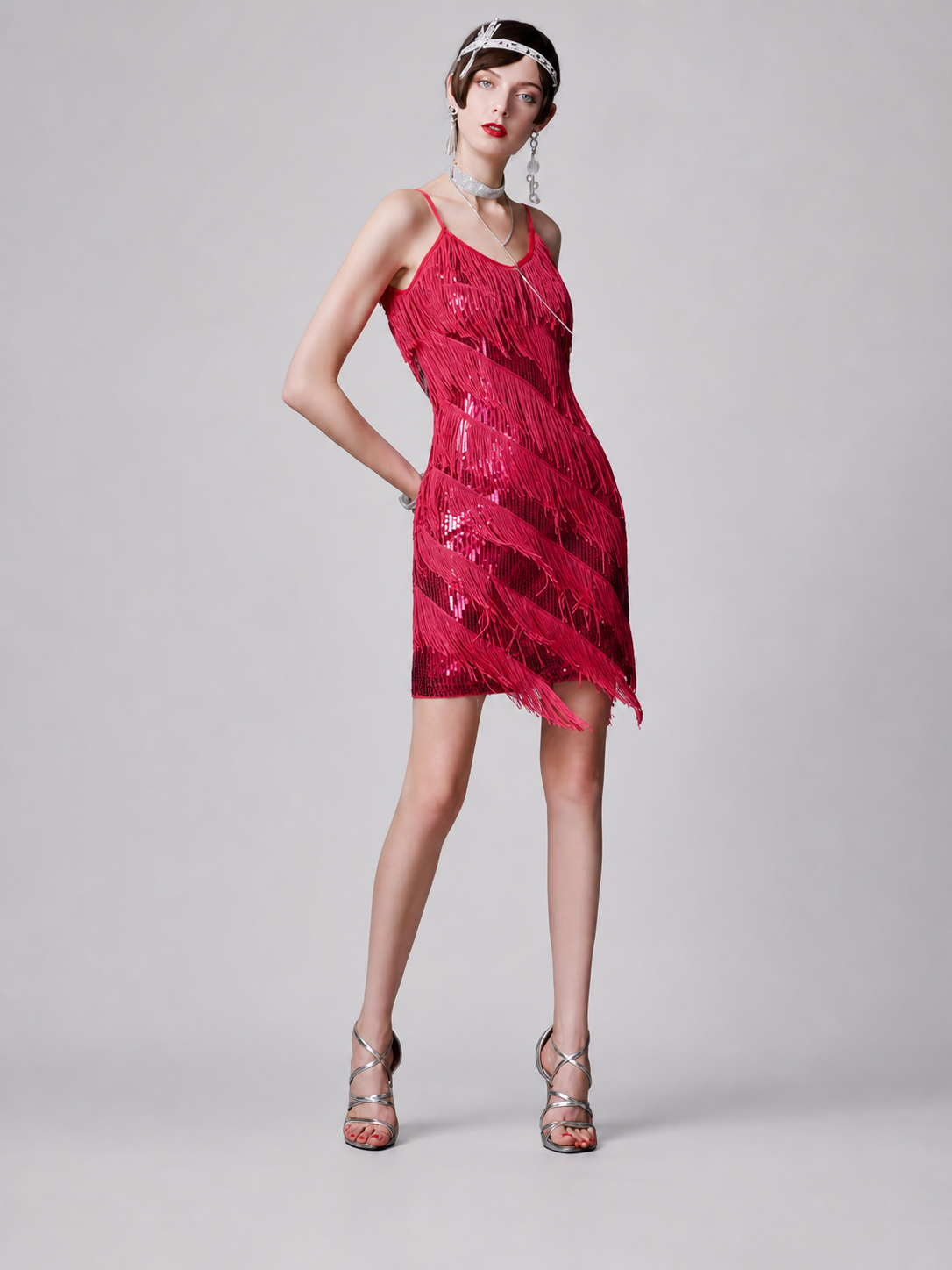 1920s-Style Fringe Party Dress