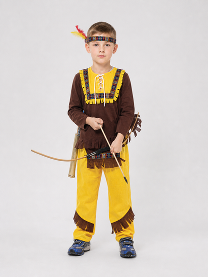 Archer Costume with Bow and Quiver