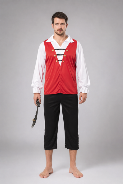 Pirate Costume for Carnival, Halloween, and Cosplay