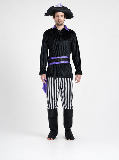 Halloween Pirate Costume, Cosplay Set