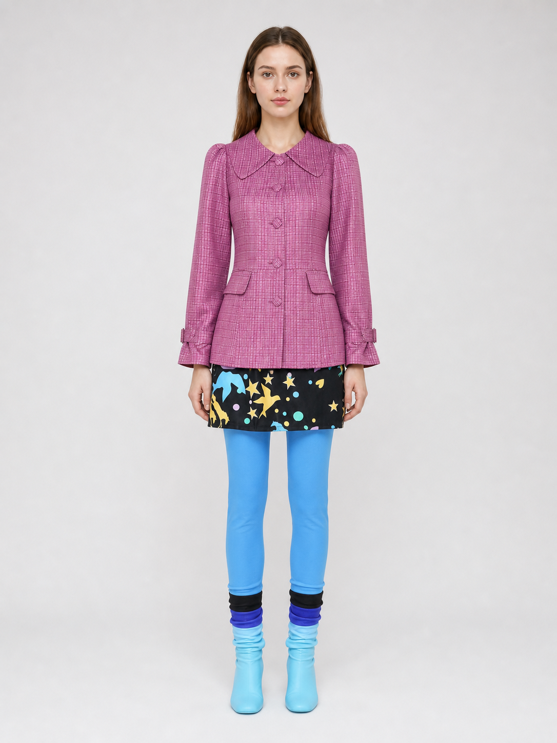 Luna Lovegood cosplay costume set with glasses