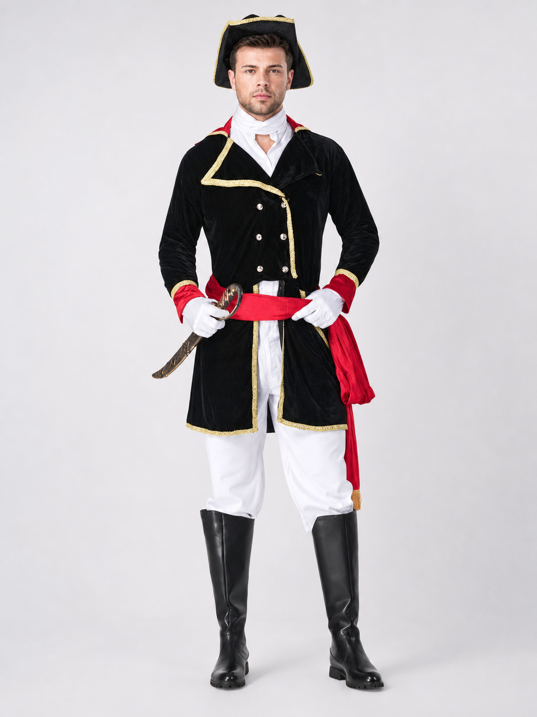 Pirate Captain Costume with Hat