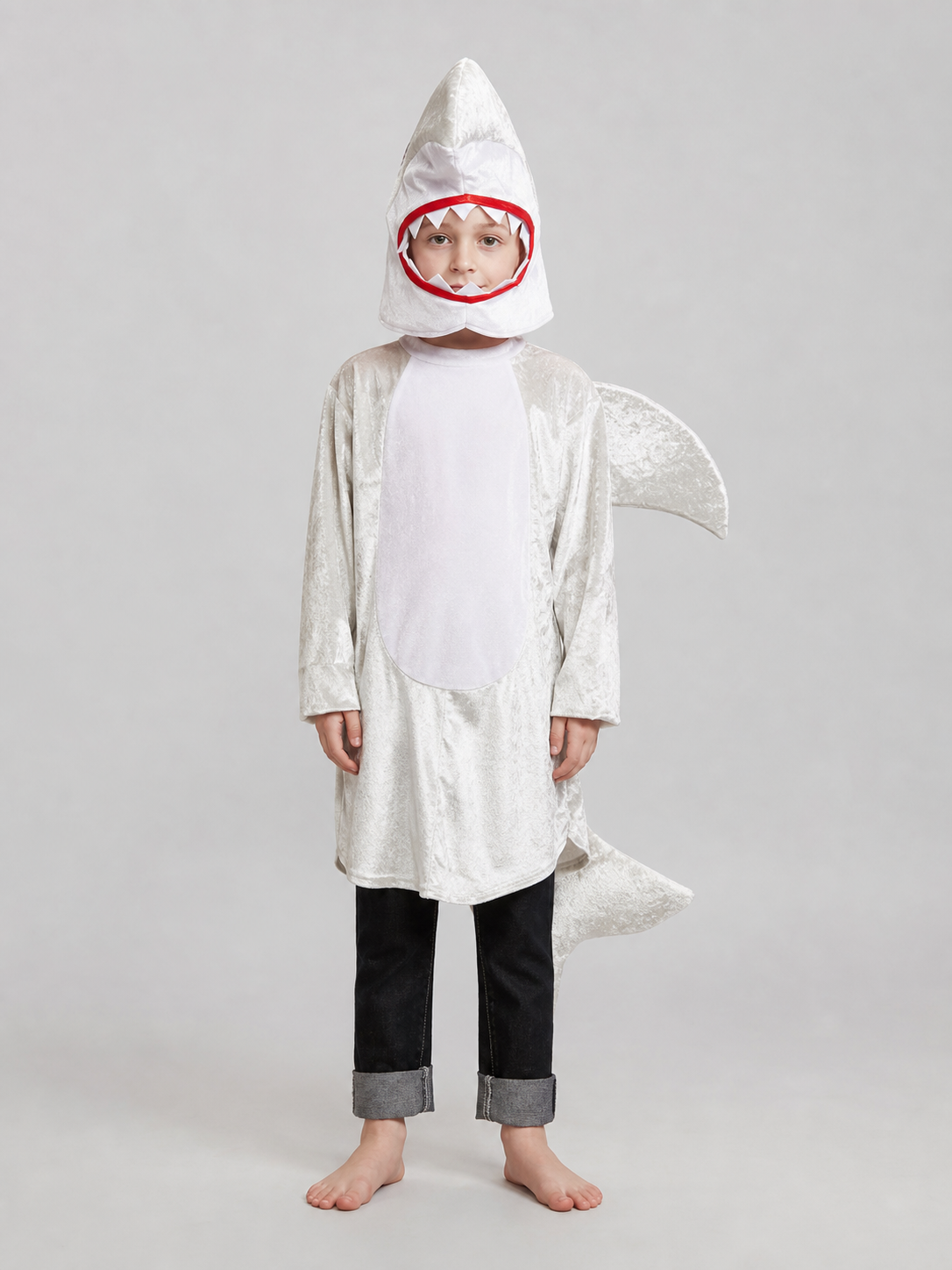 Silver Shark Costume for Role Play