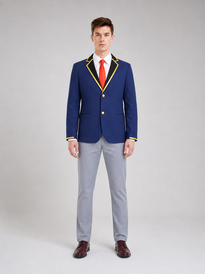 Cosplay costume: jacket, shirt, tie, and pants
