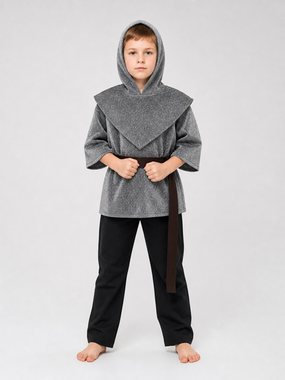 Medieval Knight Costume with Hood