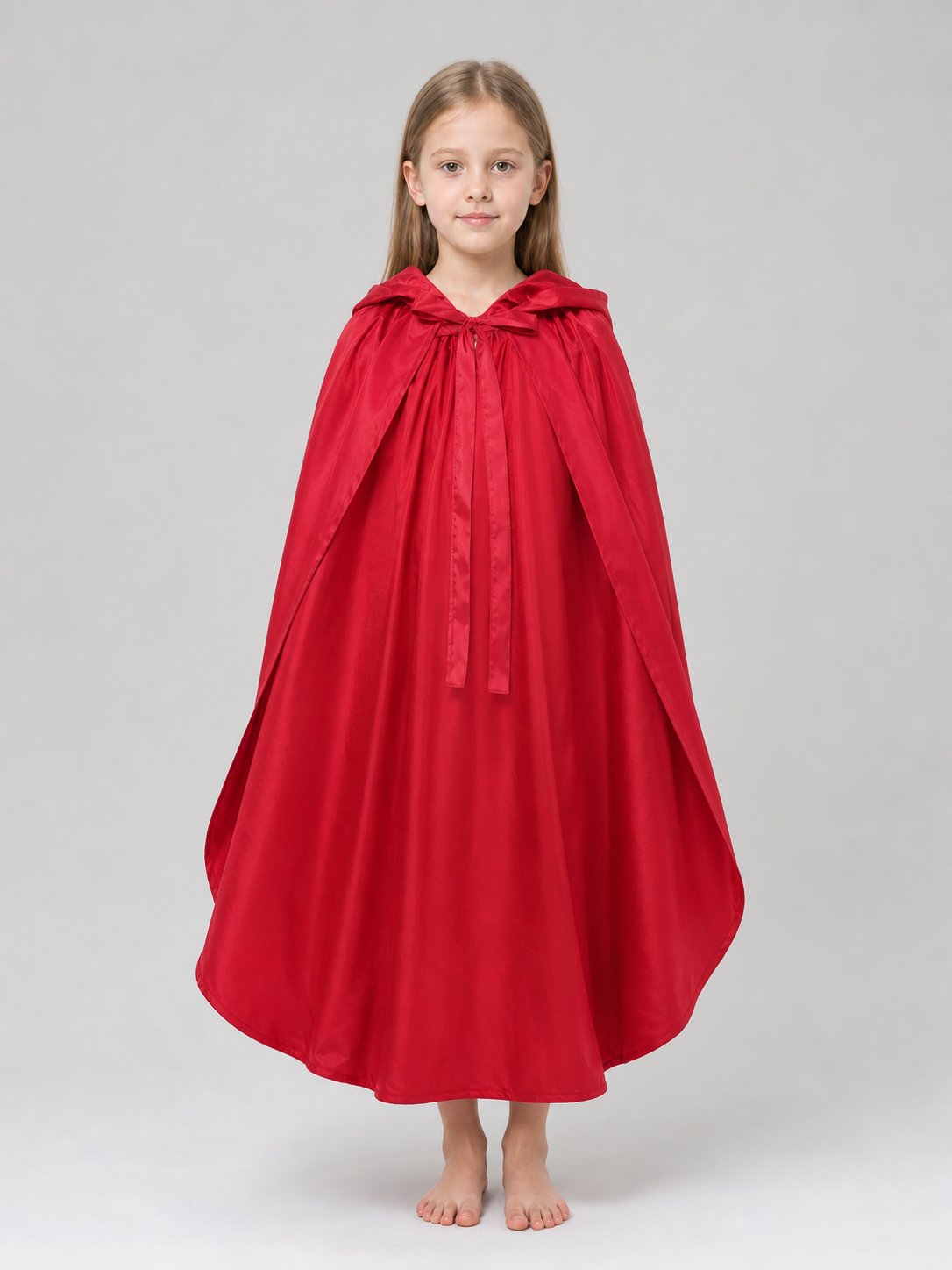 Red hooded cloak for children's cosplay