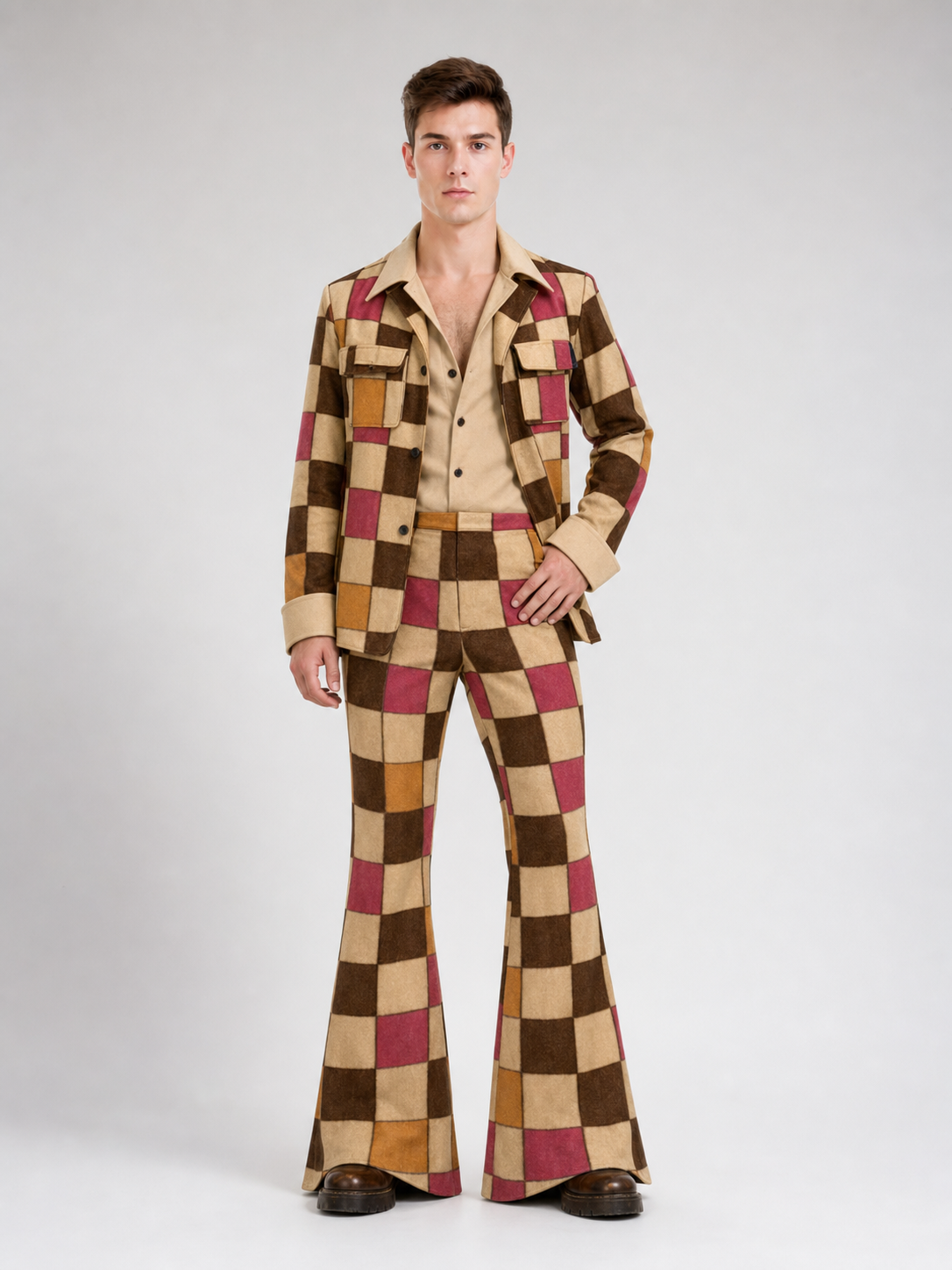 70s Party Costume, 3 Pieces