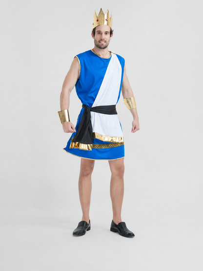 Adult Zeus Costume with Cape and Accessories