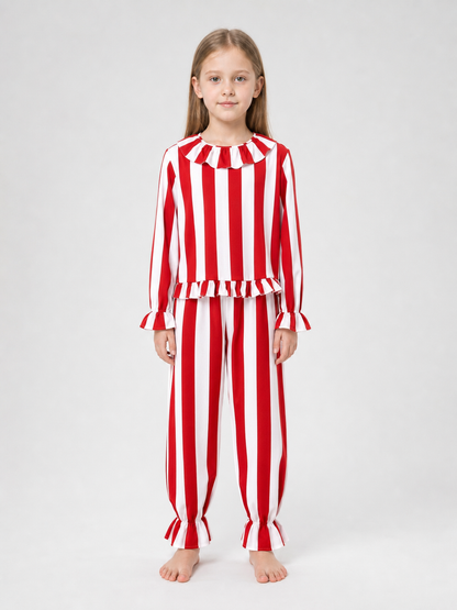 Red and White Clown Cosplay Costume, 2-Piece