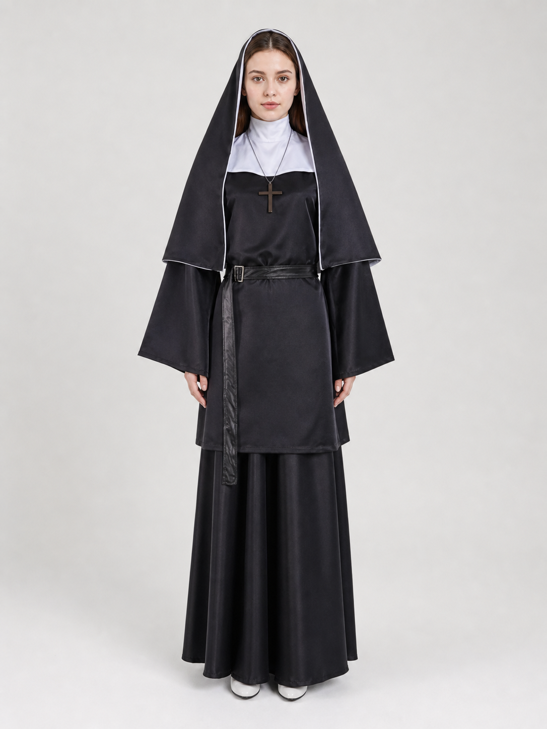 The Nun Cosplay Costume, Black-and-White Look
