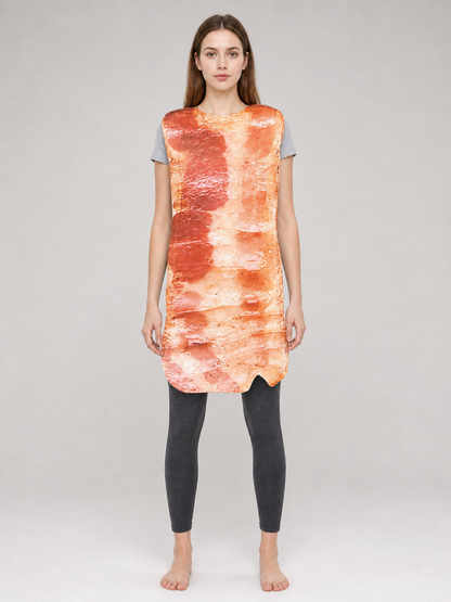 Carnival Costume in the Shape of a Bacon Slice