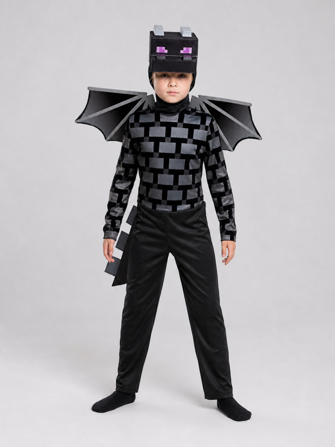 Pixel-Style Dragon Costume for Cosplay