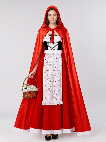 Little Red Riding Hood Hooded Costume for Halloween