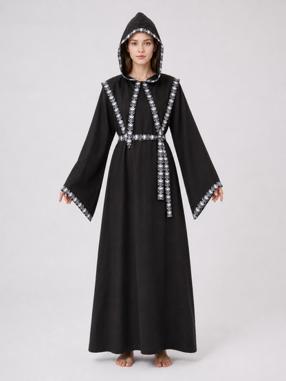 Hooded Robe, Gothic Halloween Costume