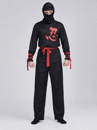 Black Ninja Costume for Cosplay and Halloween