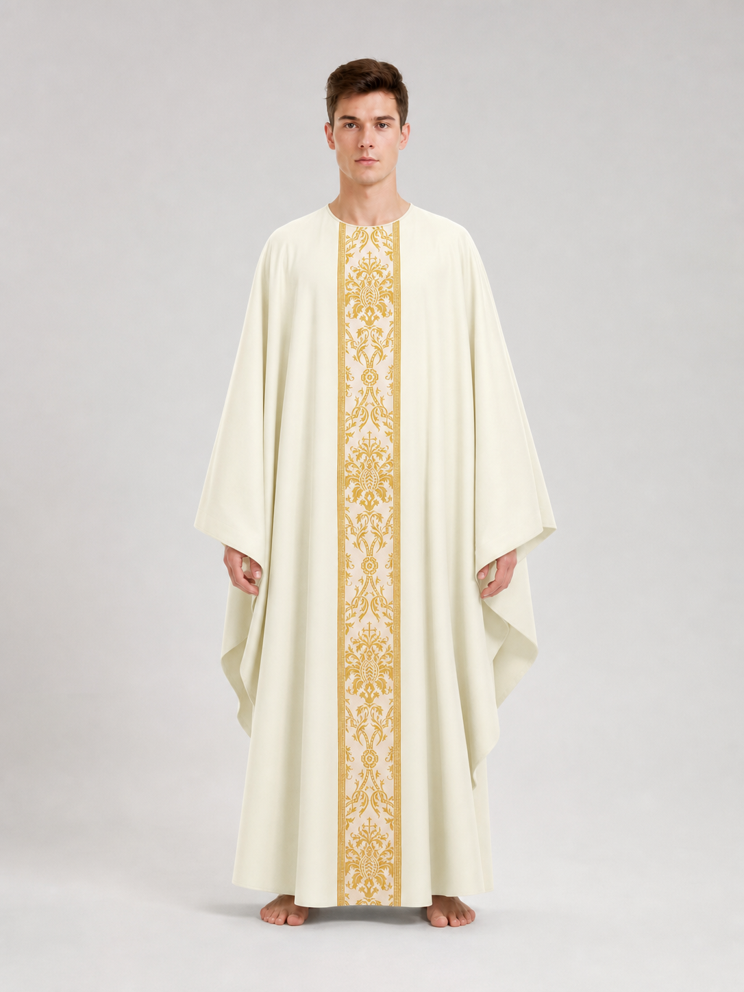 Cosplay Costume: Robe with Gold Pattern