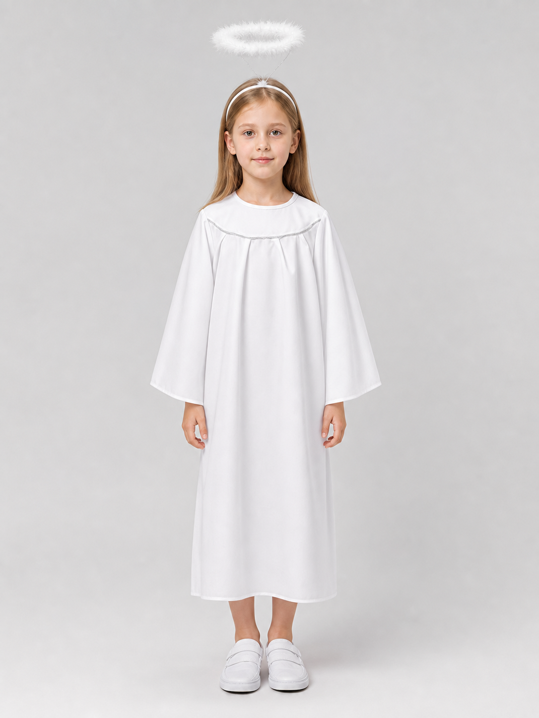 Children's White Angel Halo Headband for Costume