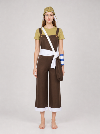 Usopp One Piece Cosplay Costume with Accessories