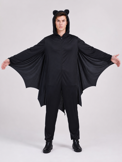 Hooded Bat Costume on-model view 4