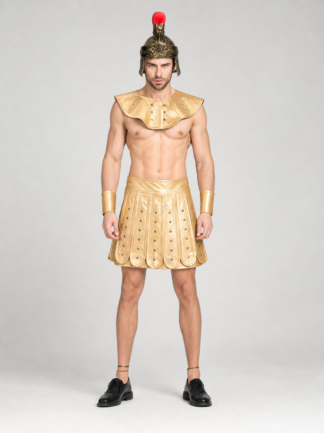 Spartan Warrior Costume with Helmet