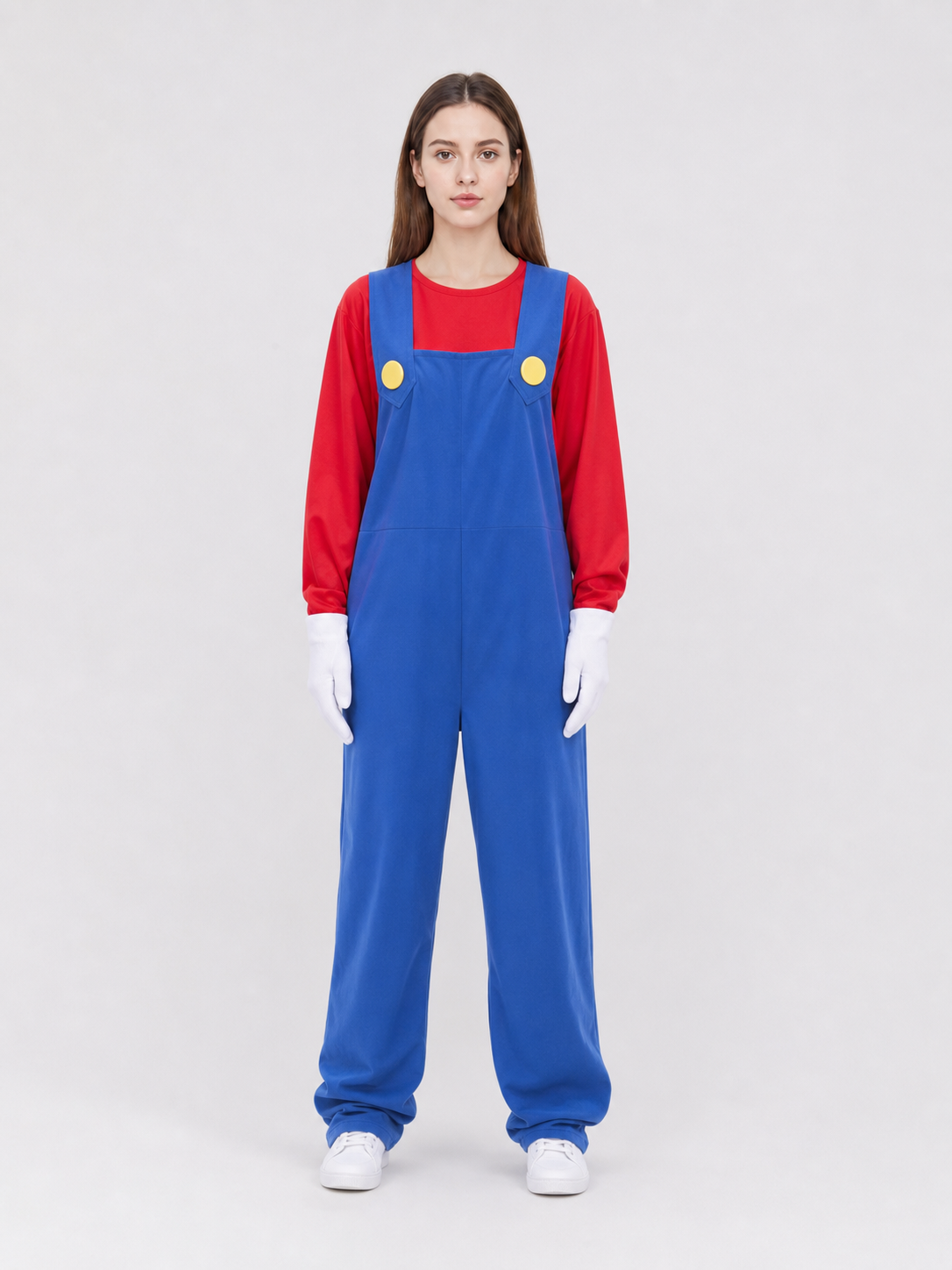 Carnival character costume with a red cap