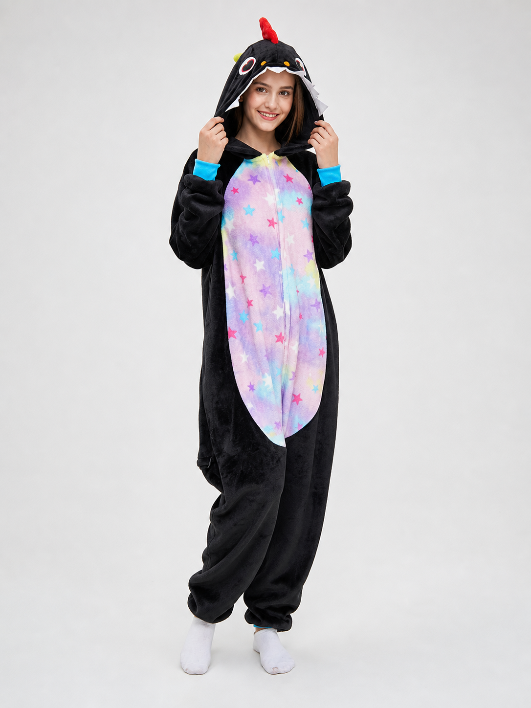 Dragon kigurumi hooded jumpsuit