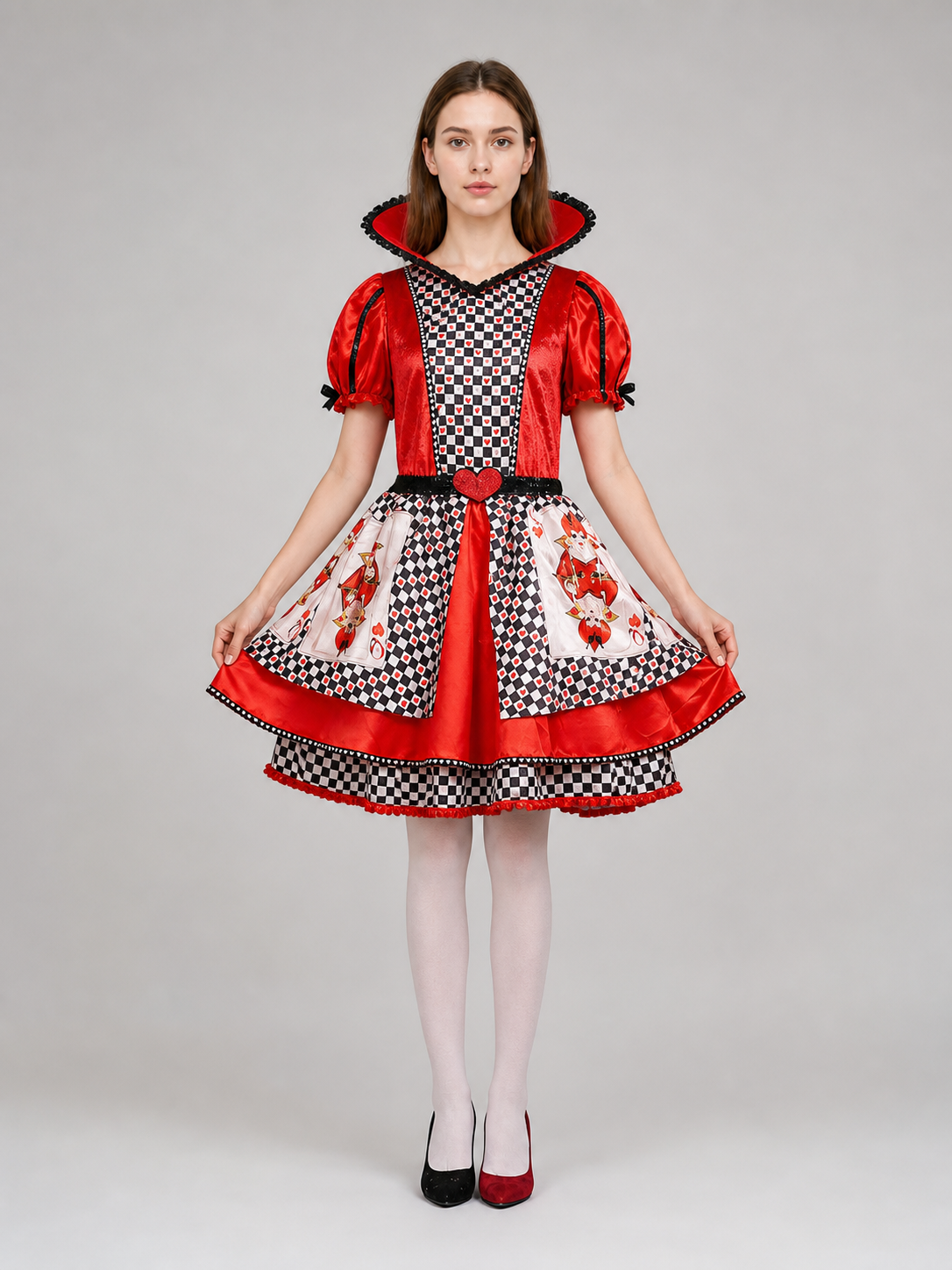 Theatrical Dress in a Card Suit Style