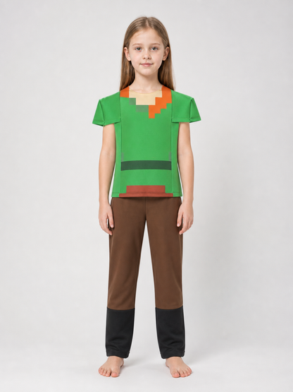Minecraft pixel costume for cosplay and celebrations