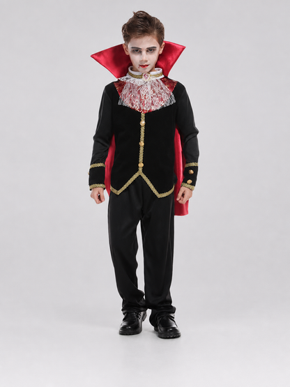 Vampire Costume with Cape and Pants