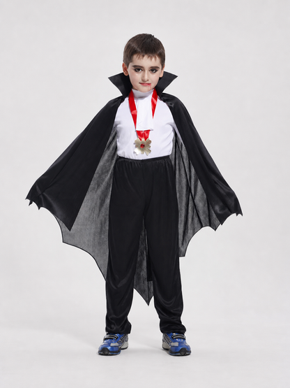 Children’s Halloween vampire costume with cape